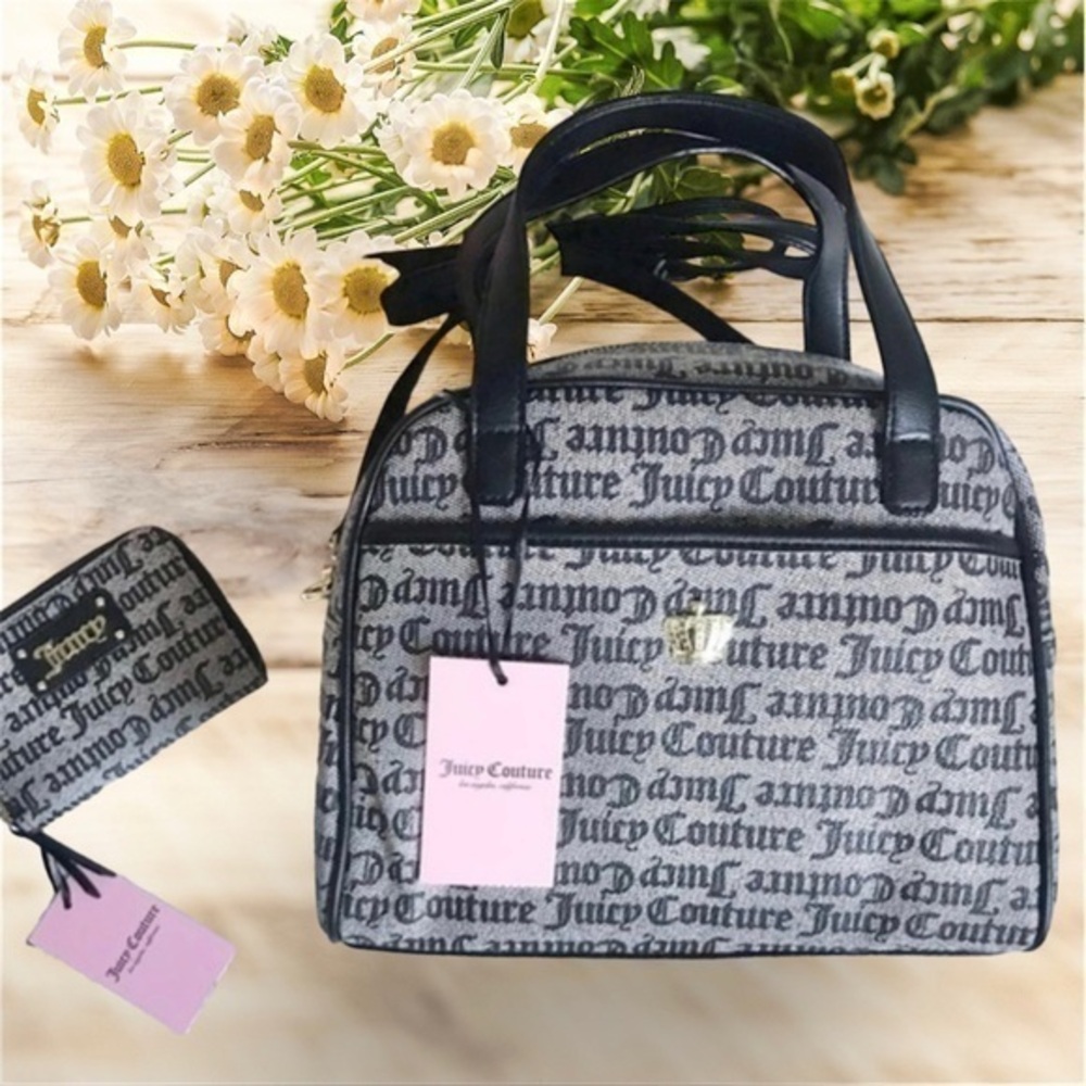 NWT JUICY COUTURE bag and wallet set crossbody satchel